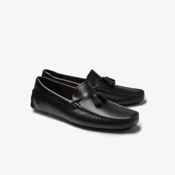 Lacoste Dress Piloter Tassel Loafer Pánské - Mokasíny Černé / Hnědé | CZ-KLmjeQ